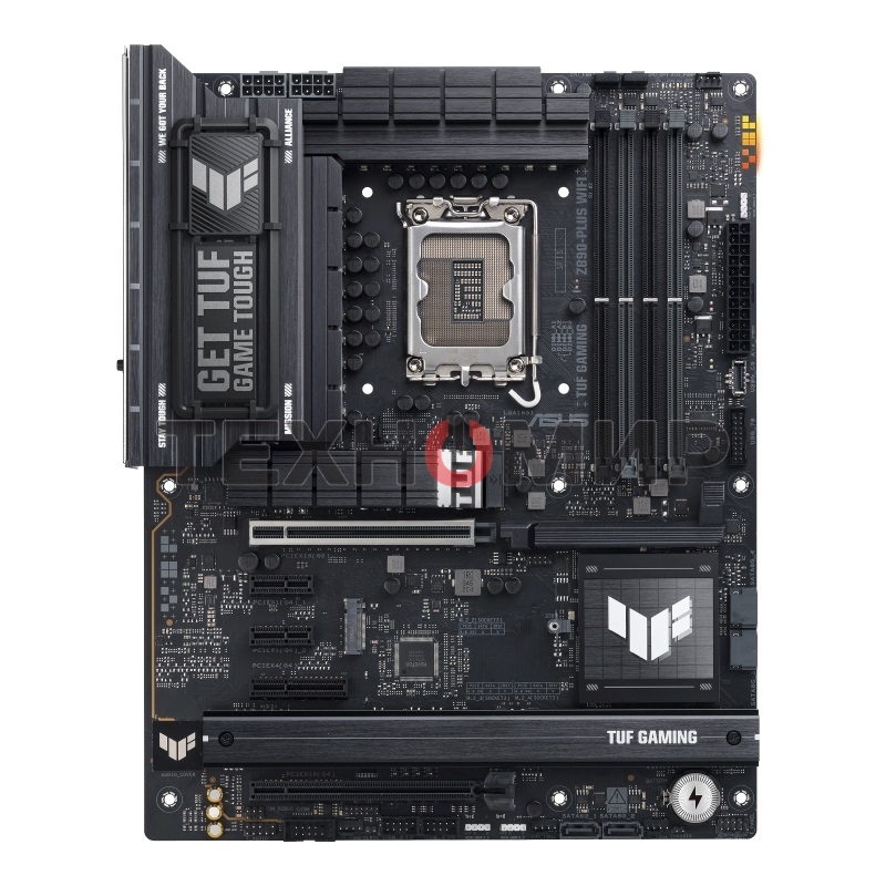 Материнская плата ASUS TUF GAMING Z890-PLUS WIFI, LGA 1851, Intel Z890, 4xDDR5, 4xSATA, 4xM.2, 1xPCIe 5.0 x16, 1xPCIe 4.0 x4, 1xDP, 1xHDMI, 1xUSB-C 3.2 Gen 2x2, 1xUSB-C Thunderbolt 4, 1x 2.5Gb LAN, 3xUSB-A 3.2 Gen 1, 3xUSB-A 3.2 Gen 2, 5x3.5 мм, 1xWi-Fi 7