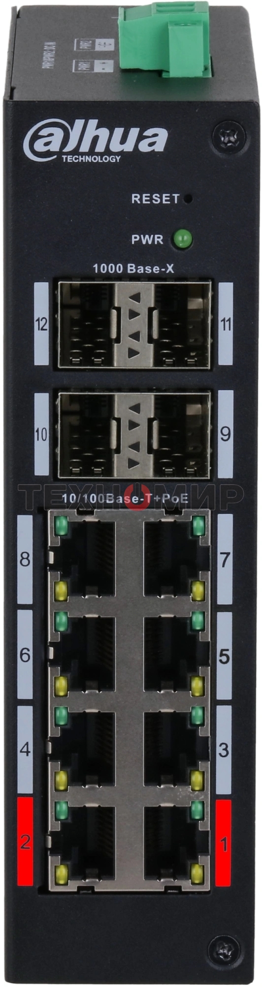 Коммутатор Dahua DH-HS4412-8ET-120 управляемый
