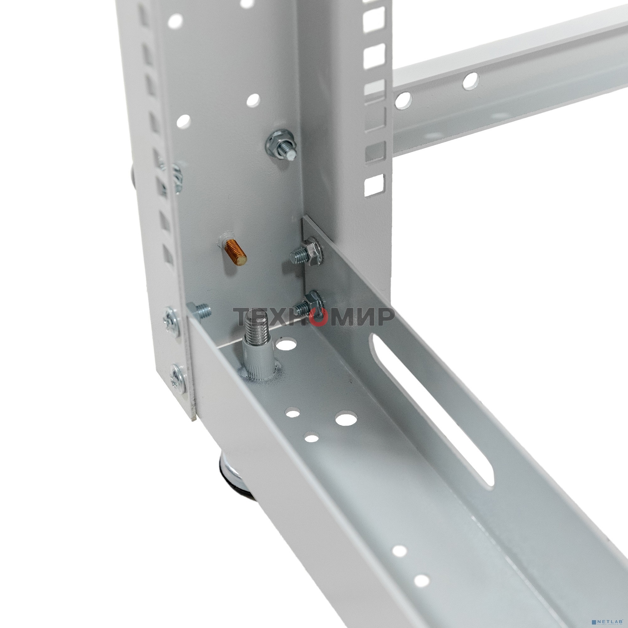 Стойка двухрамная NTSS NTSS-2POR37U/600-1000 37U 550 мм x 1000 мм 600 кг серый