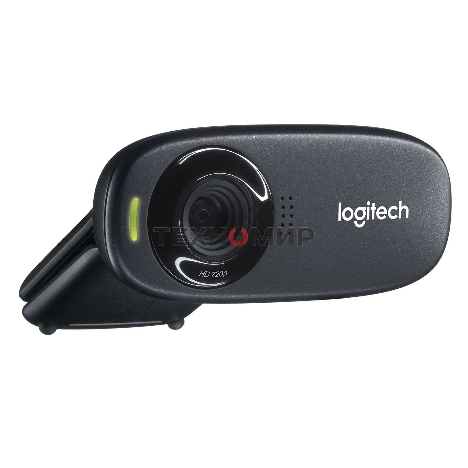 Веб-камера Logitech C310 HD 1280x720, 30 кадр/с, USB Type-A, микрофон (шумоподавление), автоосвещение, универсальное крепление