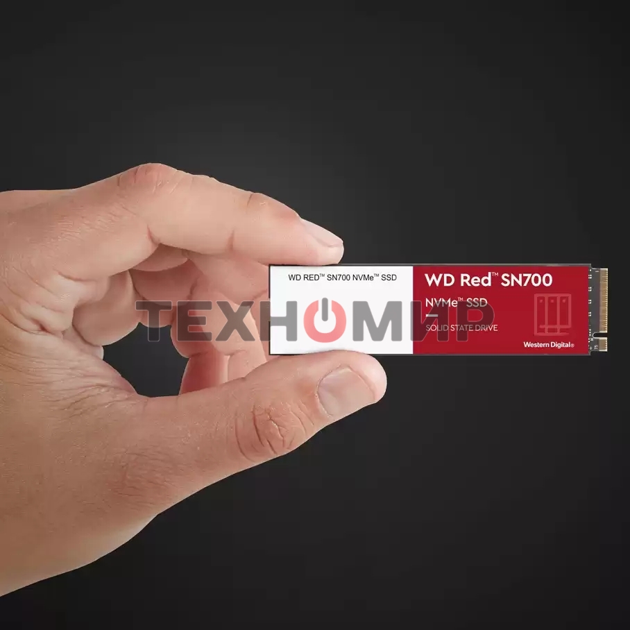 Накопитель SSD WD Red SN700, 1Tb, PCIe 3.0 x4, M.2 2280, NVMe, R/W 3430/3000