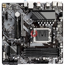 Материнская плата GIGABYTE B650M K, AM5, AMD B650, 4xDDR5, 4xSATA, 2xM.2, 1xPCIe 4.0 x16, 1xPCIe x1, 1xHDMI, 1xDP, 1x2.5Gb LAN, 1xUSB 3.2 Gen 2, 2xUSB 3.2 Gen 1, 4xUSB 2.0, 3x3.5 мм, 7.1, micro-ATX