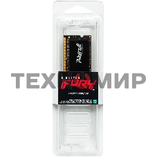 Оперативная память Kingston Fury Impact, DDR4, 16GB (1x16GB), 3200MHz, CL20, SO-DIMM