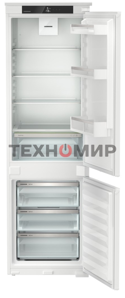 Встраиваемый холодильник Liebherr ICNSE 5103-22 001 двухкамерный 182/69л морозилка снизу