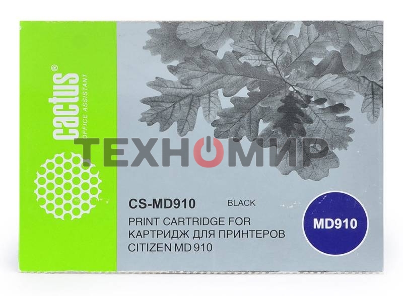 Картридж матричный Cactus CS-MD910 черный (4 мм, 0.2 м, 220 000 знаков) для Citizen MD-910
