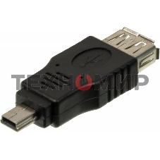 Переходник USB2.0 Ningbo mini USB (m)/USB A (f)