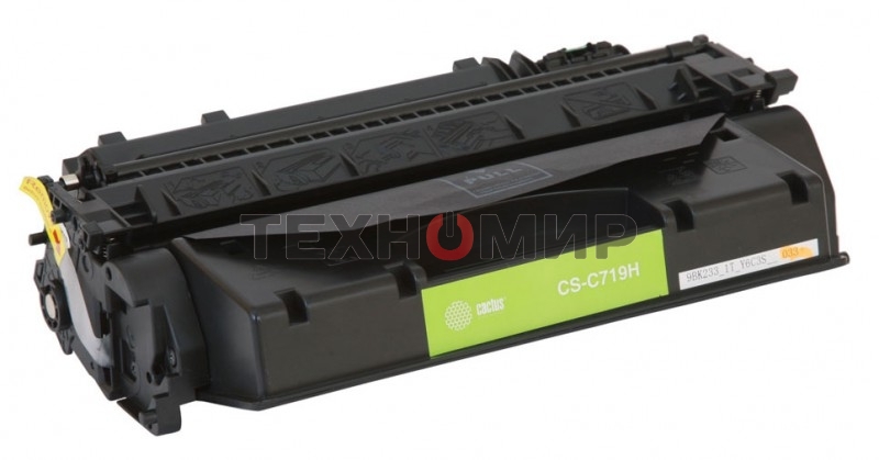 Картридж лазерный Cactus CS-C719H черный (6400 стр.) для Canon MF5840dni-Sensys/MF5880dni; LBP6300i/6650i