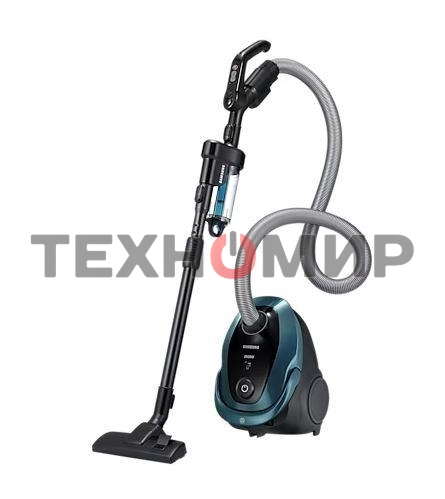 Пылесос Samsung VC20M2540JN/EV черный/зеленый, 460/2000 Вт, уборка сухая, пылесборник мешок 2.5 л