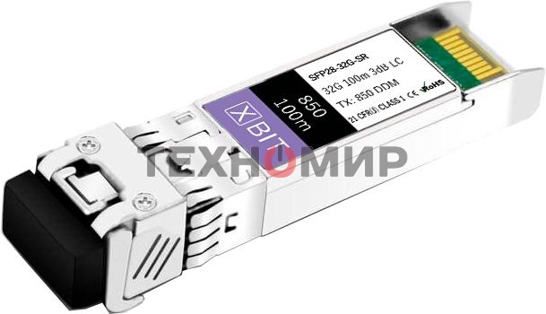 Трансивер Xbit SFP28-32G-SR SFP28 32Gb/s 100m 850nm MM 3dB 2LC DDM