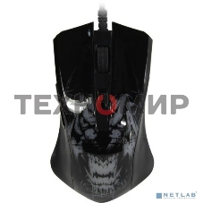 Мышь проводная Qumo Rampage M49 черный, 3200 dpi, USB, кнопки - 6