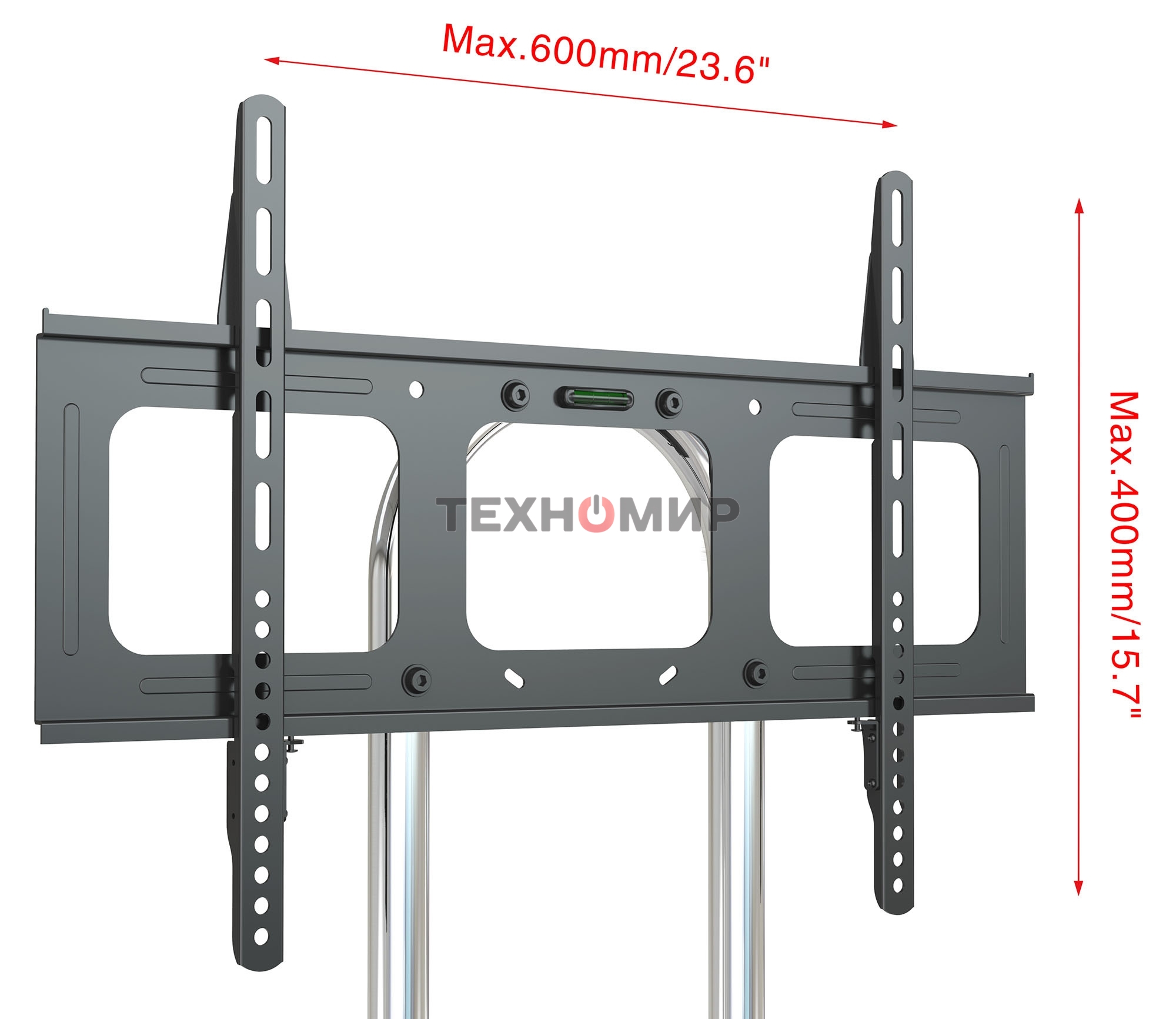 Стойка для телевизора Cactus CS-VM-ST04H черный 37