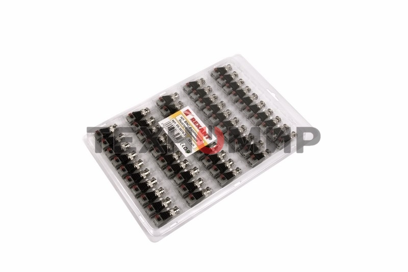 Разъем штекер BNC с быстрозажимной колодкой (блистер) Rexant 05-3076-2