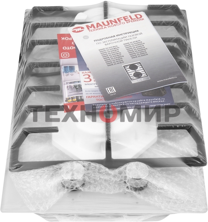 Газовая варочная панель Maunfeld EGHG.32.63CW/G