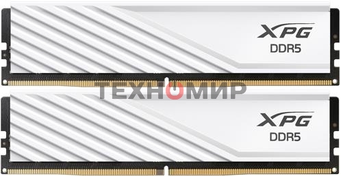 Оперативная память XPG Lancer Blade, DDR5, 32GB (2x16GB), 6400MHz, CL32, DIMM, с радиаторами, белый