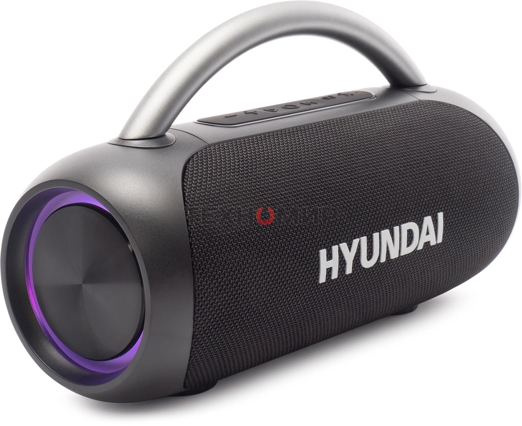 Колонка портативная Hyundai H-PS1026 черный 40W 2.0 BT 10м 1800mAh