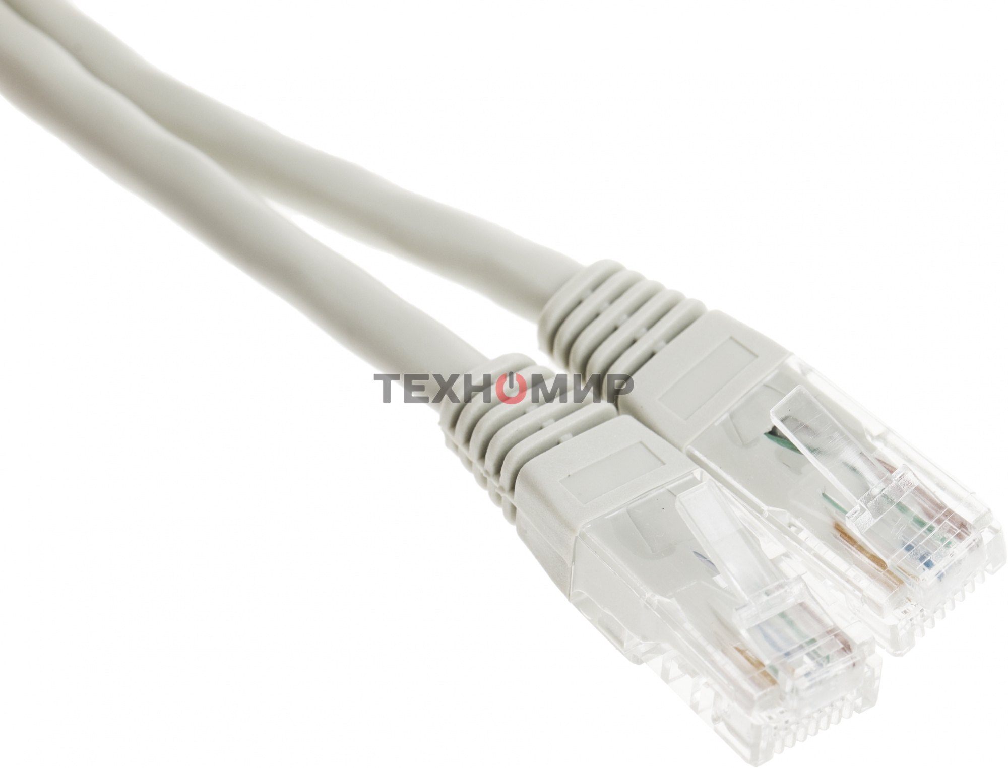 Патч-корд UTP Cablexpert cat.6, 0.5м, литой, многожильный, серый