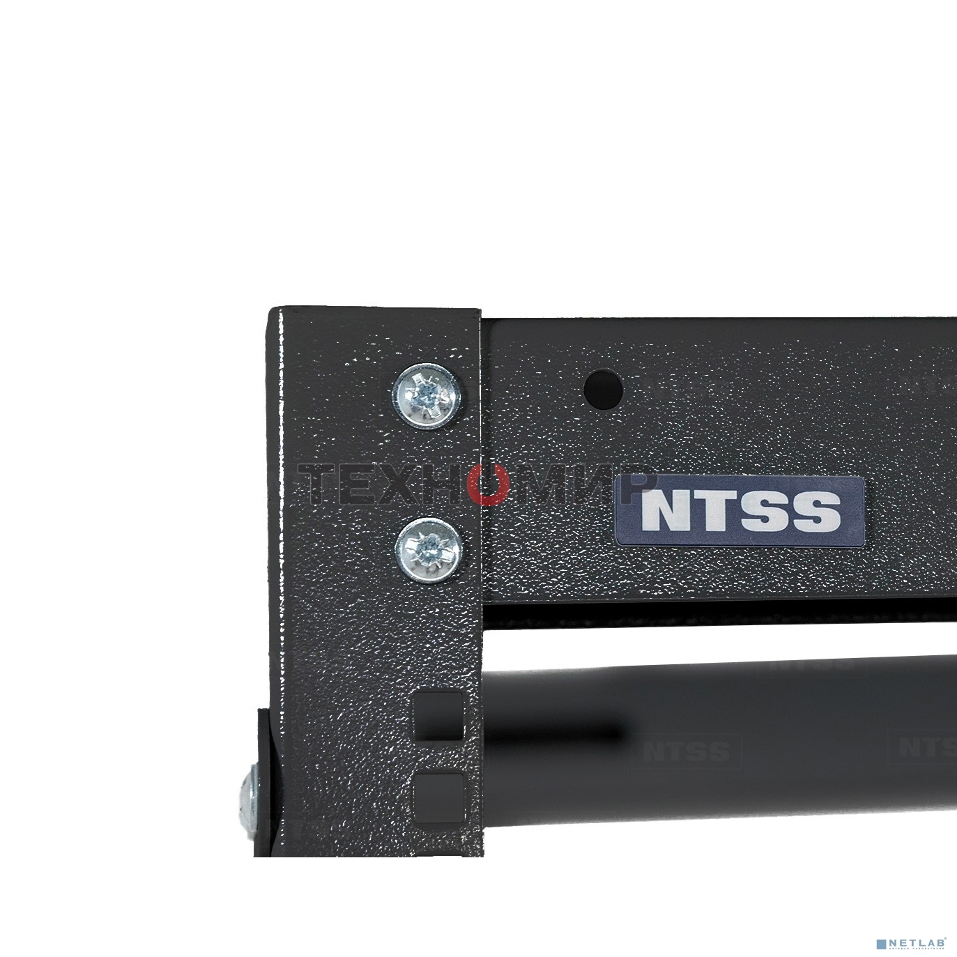 Стойка двухрамная NTSS NTSS-2POR24U/600-1000-BL 24U 550 мм x 1000 мм 600 кг черный