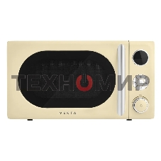 Микроволновая печь Vekta TS720BRC бежевый, 20 л, 700 Вт, переключатели - кнопки, поворотный механизм