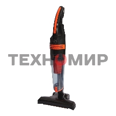 Пылесос вертикальный циклонного типа Endever SkyClean VC-294 черный/оранжевый, питание от сети, 120 Вт, уборка сухая, пылесборник 1.5 л