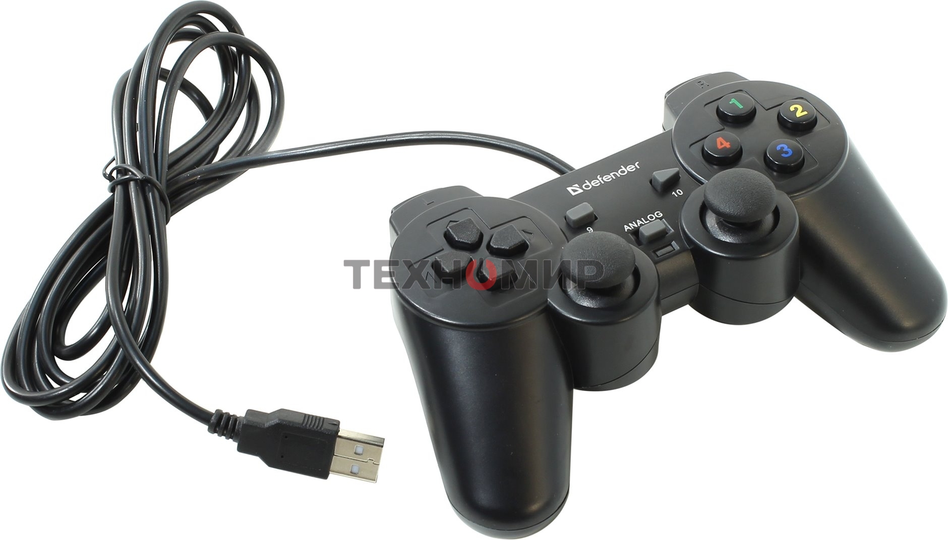 Геймпад Defender Omega USB, Проводной геймпад, 12 кнопок, 2 стика