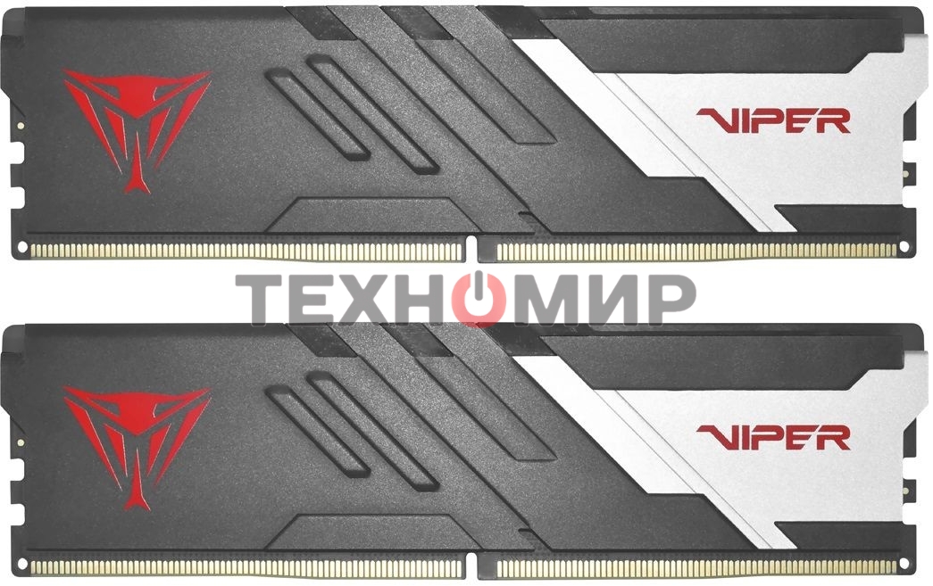 Оперативная память Patriot Viper Venom, DDR5, 32GB (2x16GB), 7200MHz, CL34, DIMM, с радиатором, черный