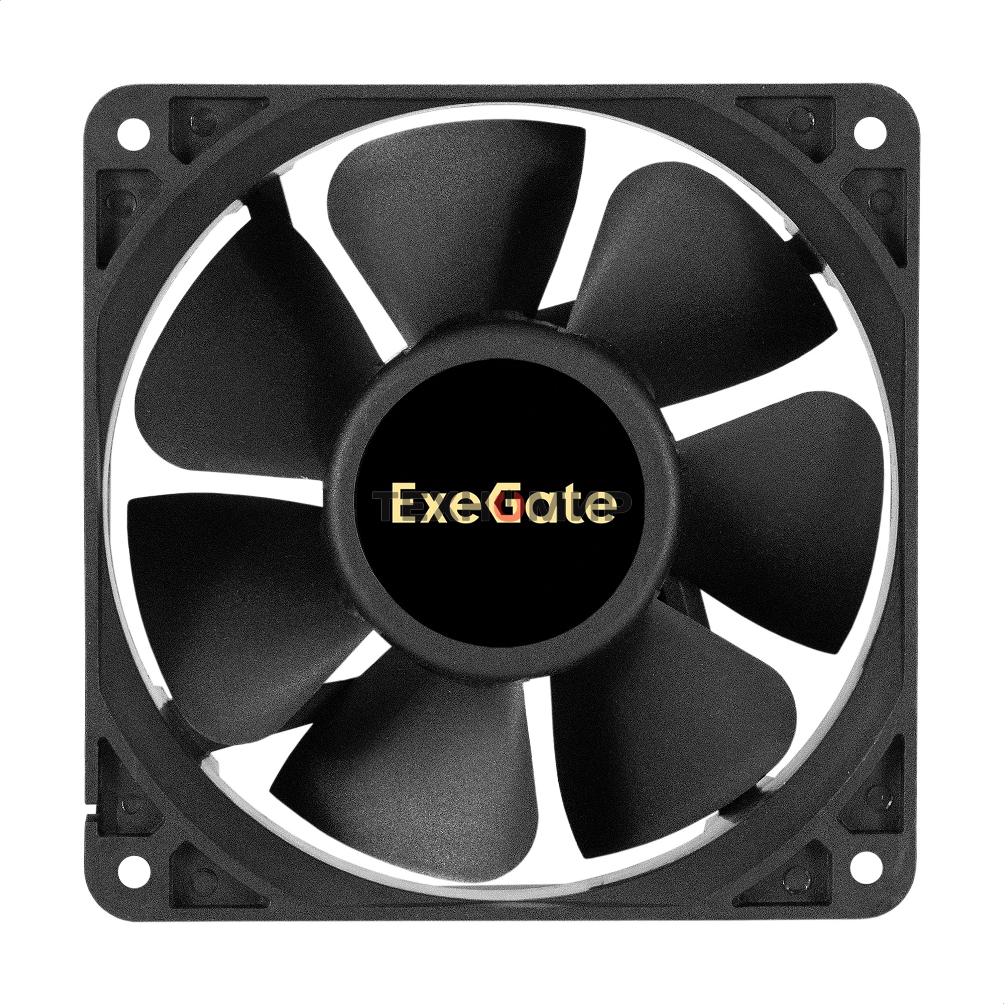 Вентилятор для корпуса ExeGate EX12038B3P-24 черный, 120 мм, 3000 об/мин, 46.1 дБ, 3 pin