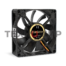 Вентилятор для корпуса ExeGate EX08015B3P черный, 80 мм, 2000 об/мин, 21 дБ, 3 pin