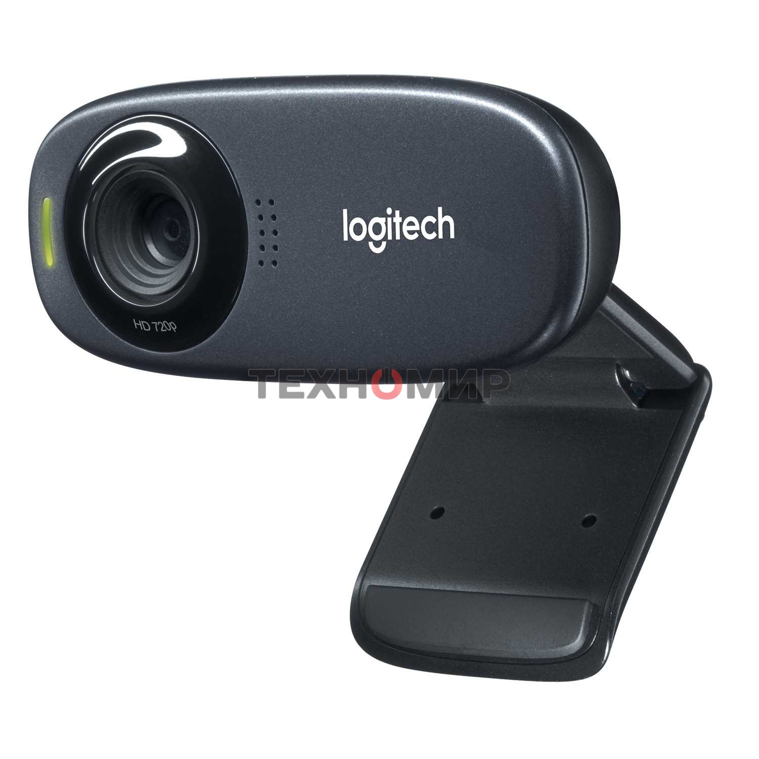 Веб-камера Logitech C310 HD 1280x720, 30 кадр/с, USB Type-A, микрофон (шумоподавление), автоосвещение, универсальное крепление