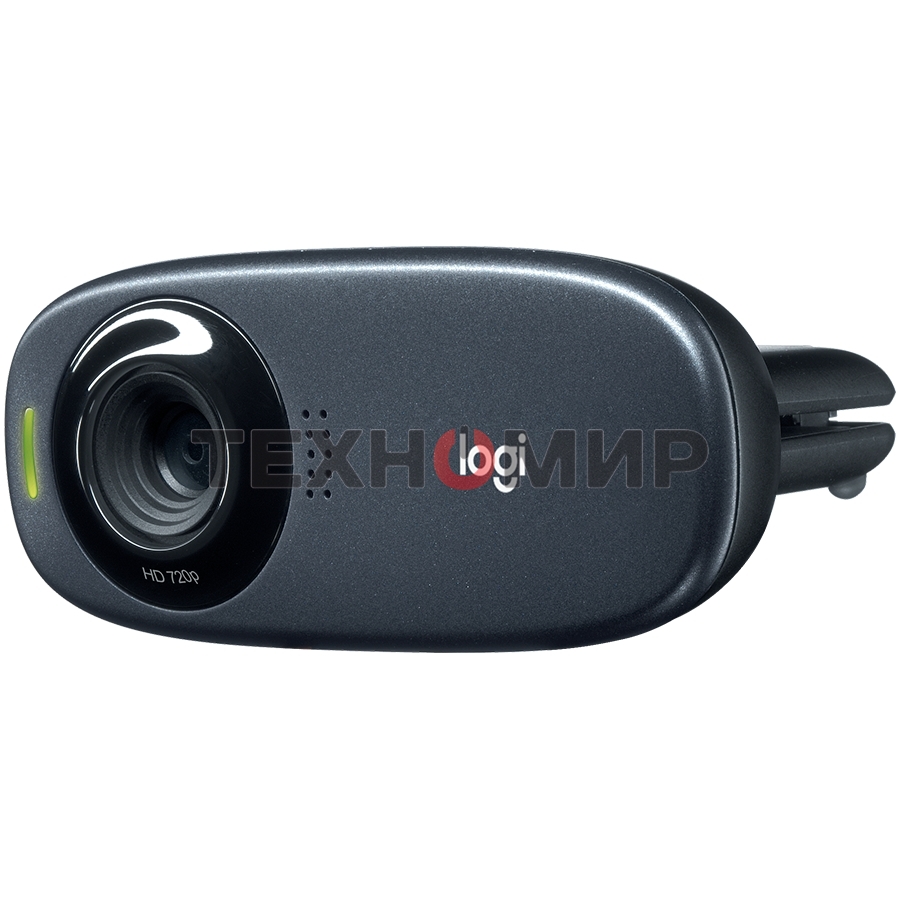 Веб-камера Logitech C310 HD 1280x720, 30 кадр/с, USB Type-A, микрофон (шумоподавление), автоосвещение, универсальное крепление
