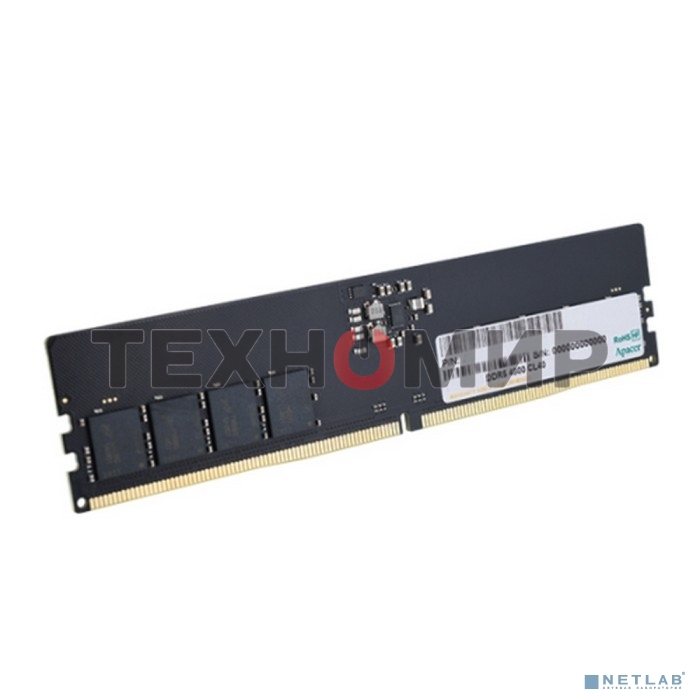 Оперативная память Apacer, DDR5, 16GB (1x16GB), 4800MHz, CL40, DIMM