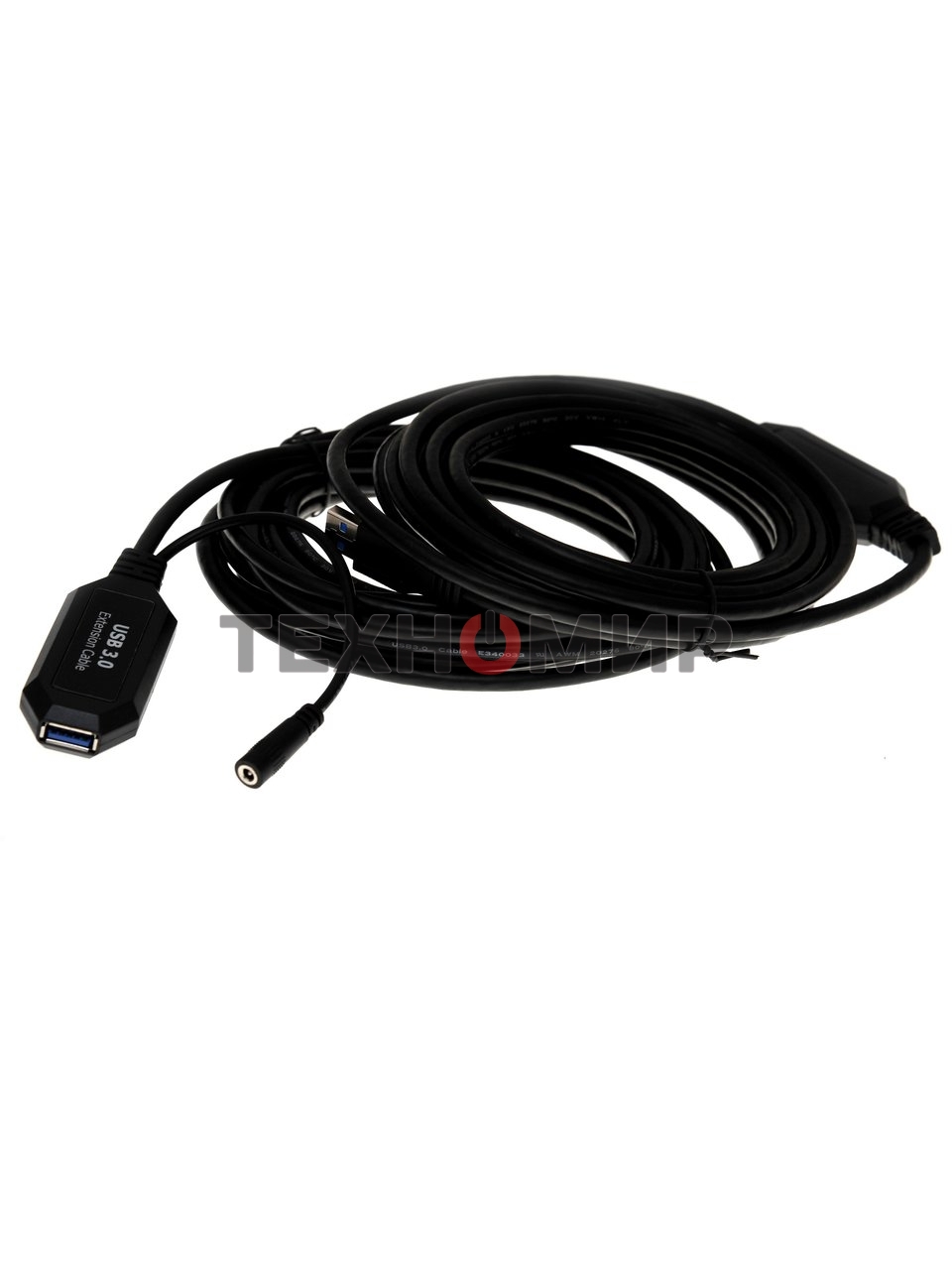 Кабель-адаптер USB3.0-repeater, удлинительный активный Am-->Af 10м VCOM