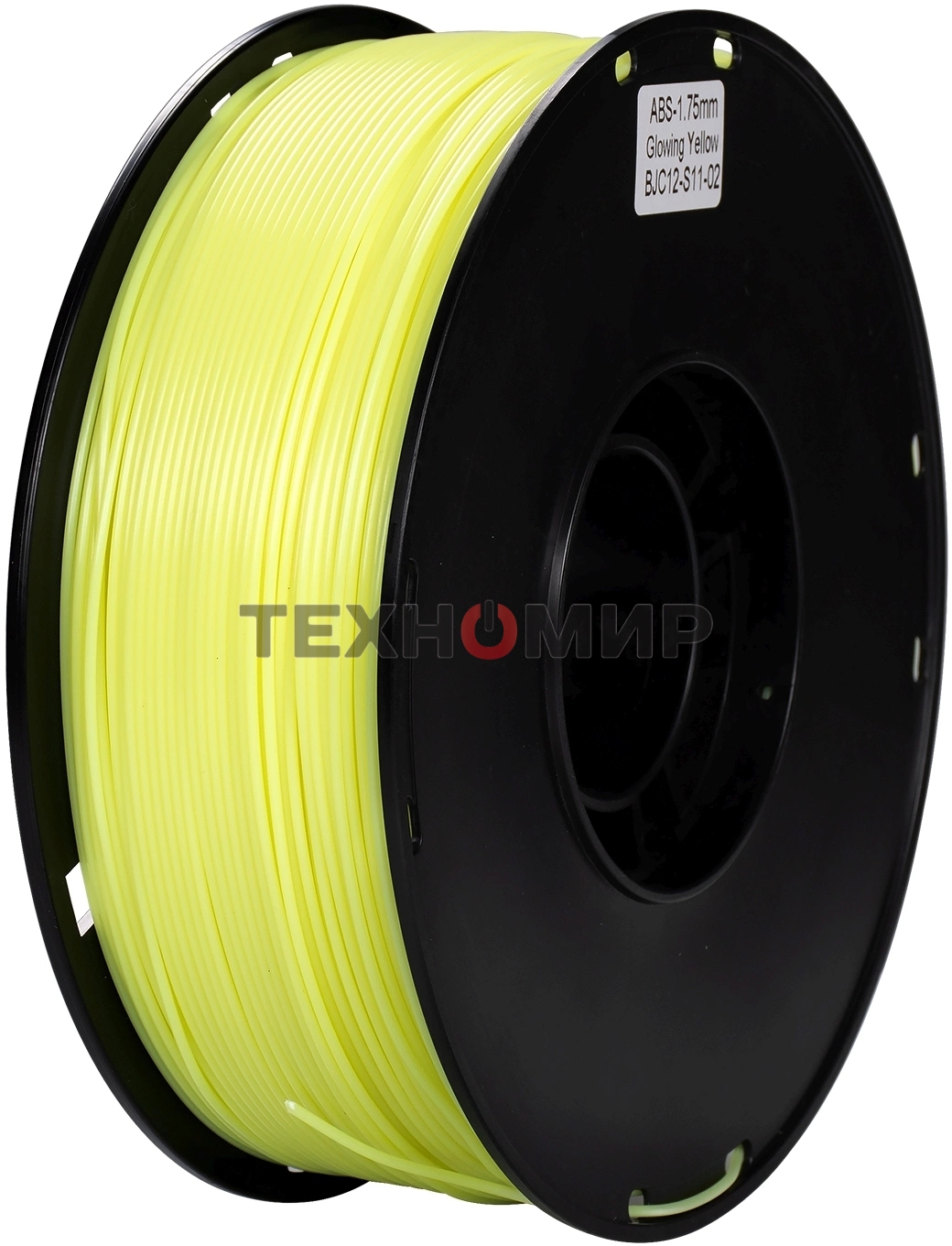 Пластик для принтера 3D Cactus CS-3D-ABS-1KG-L-YELL ABS LUMINOUS d1.75мм 1кг 1цв.