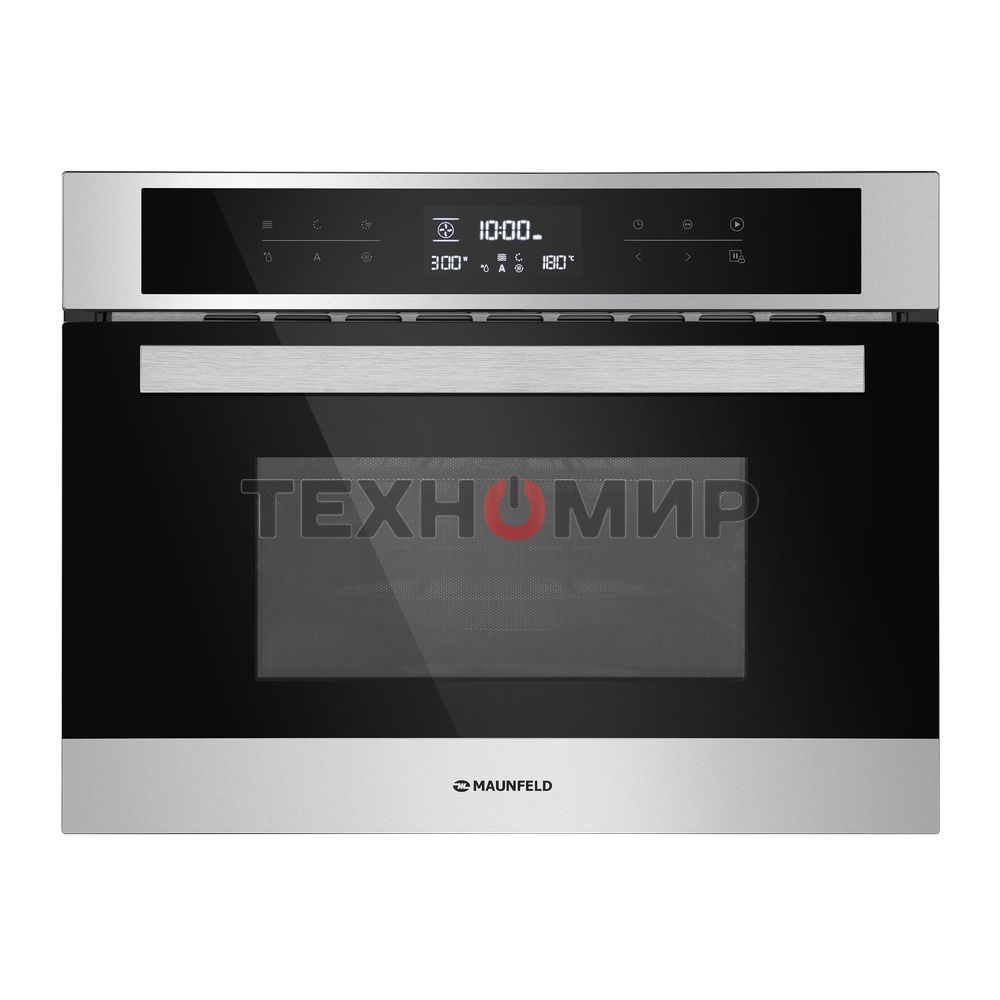 Шкаф духовой электрический с функцией СВЧ Maunfeld MCMO.44.9S, встраиваемый
