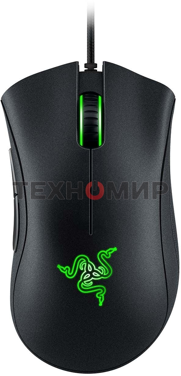 Мышь проводная Razer DeathAdder Essential черный, 6400 dpi, USB, кнопки - 5