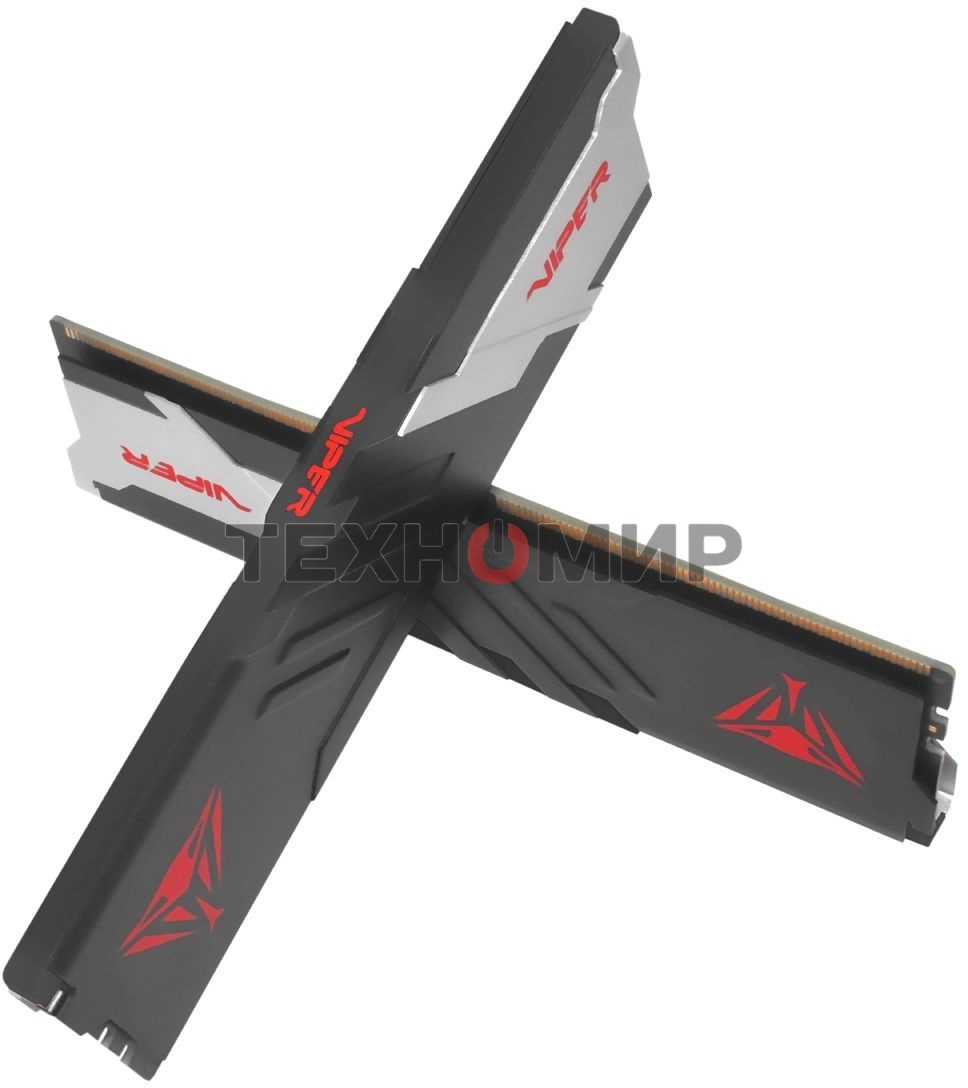 Оперативная память Patriot Viper Venom, DDR5, 32GB (2x16GB), 7200MHz, CL34, DIMM, с радиатором, черный