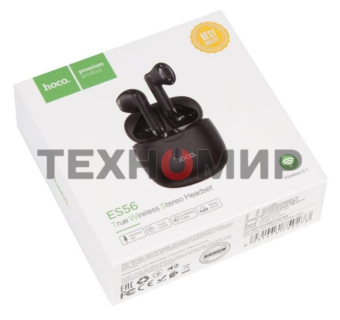 Гарнитура беспроводная HOCO ES56 черный
