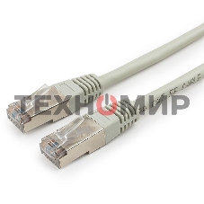 Патч-корд FTP Cablexpert cat.5e, 5м, литой, многожильный серый