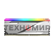 Оперативная память NETAC, DDR5, 32GB (2x16 GB), 7600 MHz, CL36, DIMM, ECC, радиатор, RGB, серебристый