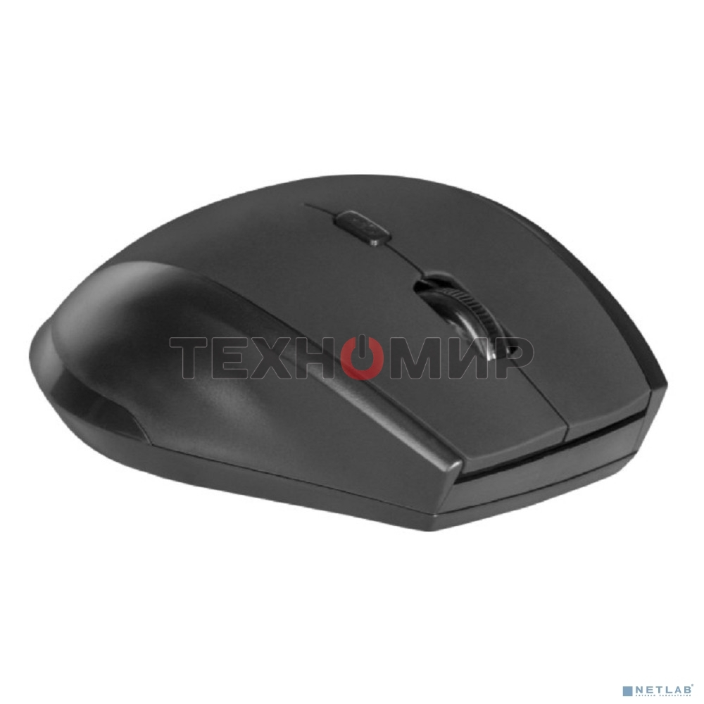 Мышь беспроводная Defender Accura MM-365 черный, 1600 dpi, радиоканал, USB, кнопки - 6
