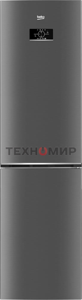 Холодильник Beko B3R0CNK332HX серебристый двухкамерный 200/100л морозилка снизу No Frost