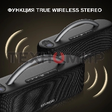 Колонка портатитвная Hyundai H-PS1028 черный 60W 2.0 BT 10м 4400mAh