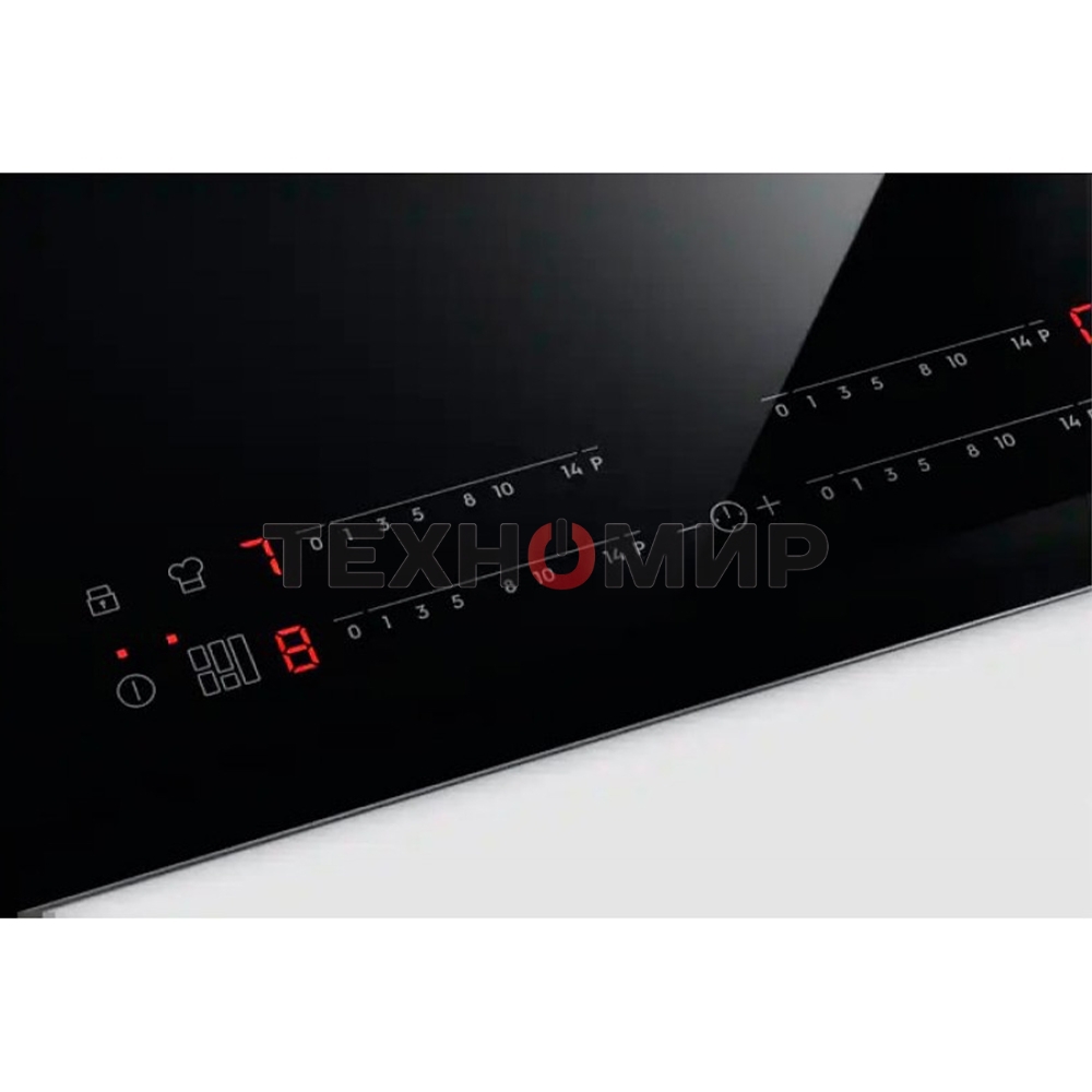 Индукционная варочная панель Electrolux CIV634 на 4 конфорки, cтеклокерамика, мощность: 7200 Вт, независимая установка, слайдерное управление,размеры (ШхГ): 59x52 см