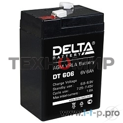 Батарея для ИБП Delta DT 606 (6V, 6Ah)