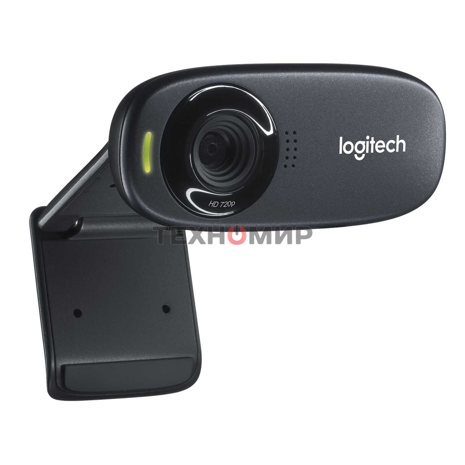 Веб-камера Logitech C310 HD 1280x720, 30 кадр/с, USB Type-A, микрофон (шумоподавление), автоосвещение, универсальное крепление