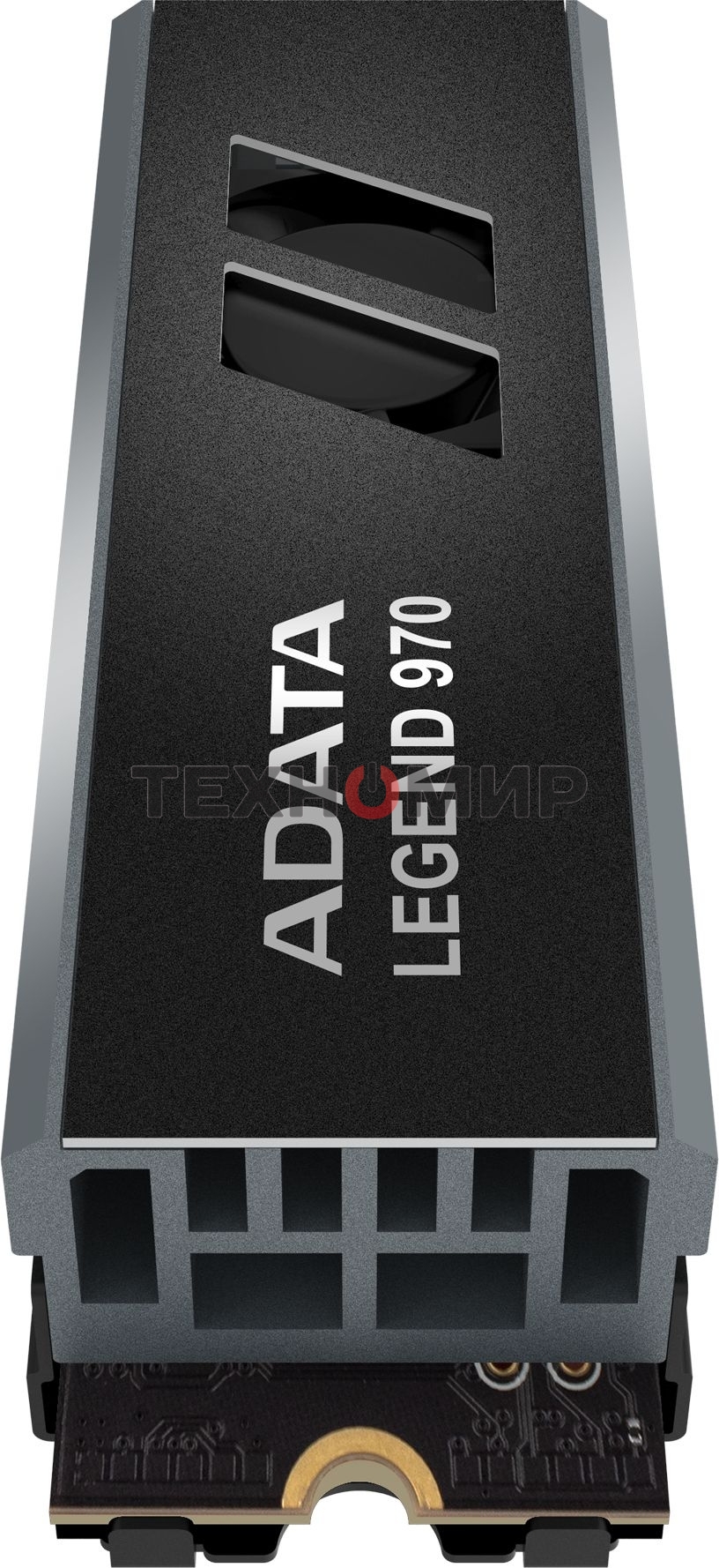 Накопитель SSD ADATA LEGEND 970, 2Tb, PCIe 5.0 x4, M.2 2280, NVMe, R/W 10000/10000, с радиатором