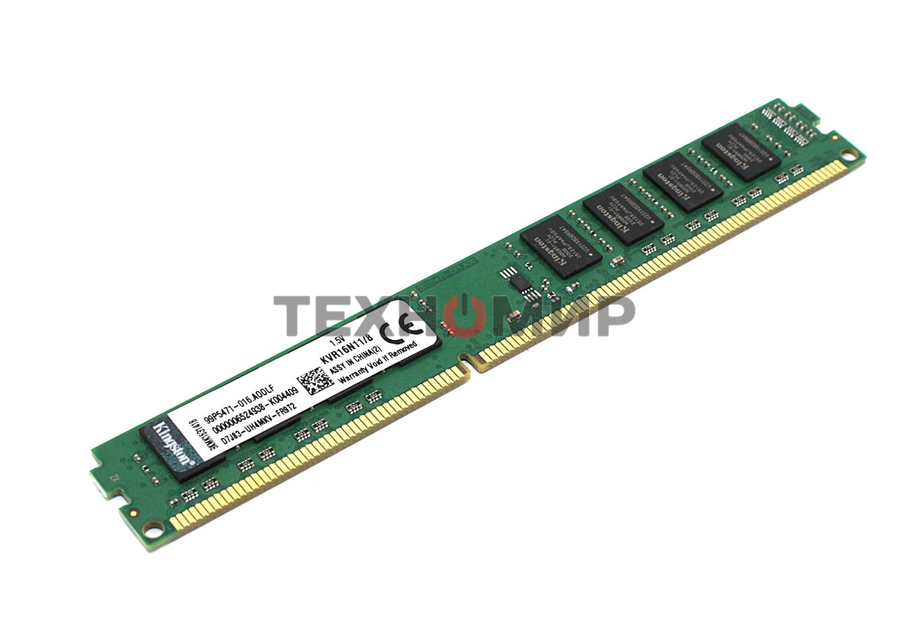 Оперативная память Kingston ValueRAM, DDR3, 8 GB (1x8 GB), 1600 MHz, CL11, DIMM