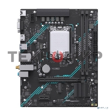 Материнская плата Maxsun H610M 666 WiFi6, LGA 1700, Intel H610, 2xDDR4, 3xSATA, 1xM.2, 1xPCI-E 4.0 x16, 1xPCI-E x1, 1xHDMI, 1xVGA, 2xUSB 3.2 Gen 1, 2xUSB 2.0, 1x 1Gb LAN, 3x3.5 мм, 5.1, Micro-ATX