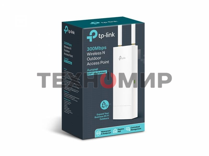 Беспроводная наружная точка доступа серии N TP-Link SMB EAP110-Outdoor скорость до 300 Мбит/с