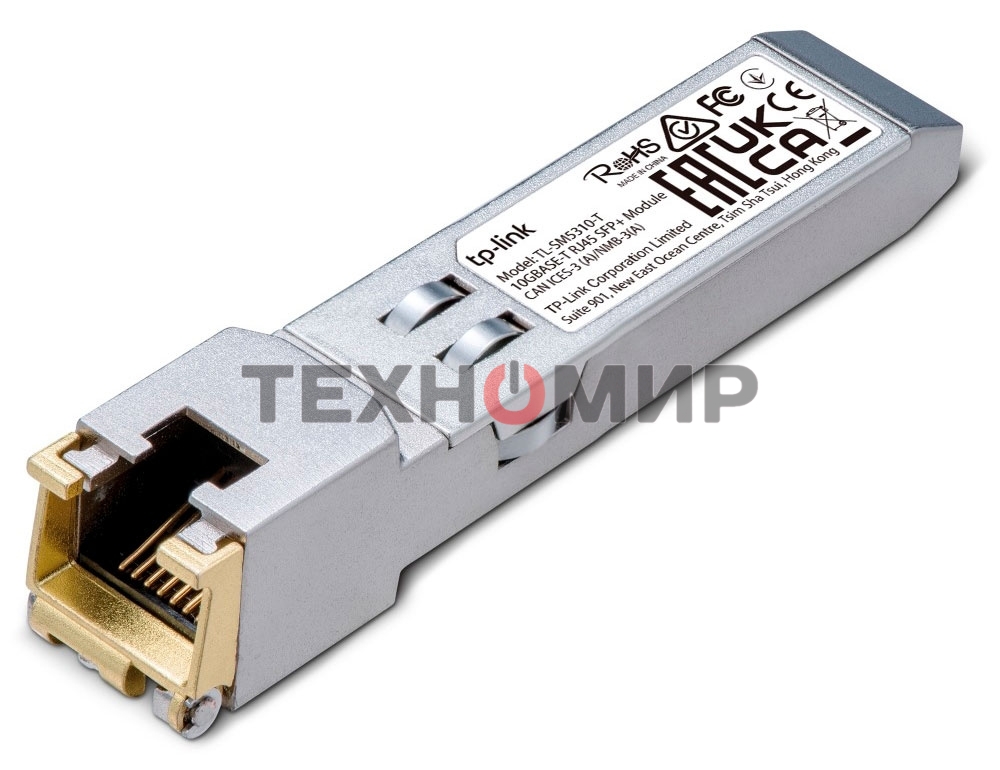 Модуль SFP+ TP-Link TL-SM5310-T 10GbASE-T RJ45 30 метров