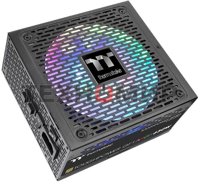 Блок питания Thermaltake Toughpower GF1 ARGb RTL (PS-TPD-0650F3FAGE-1), 650Вт, 80 PLUS Gold, 140мм, модульный, черный